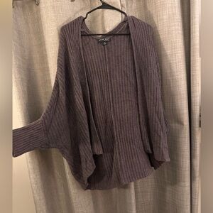 Barefoot Dreams Ribbed Cardigan in Rich Brown